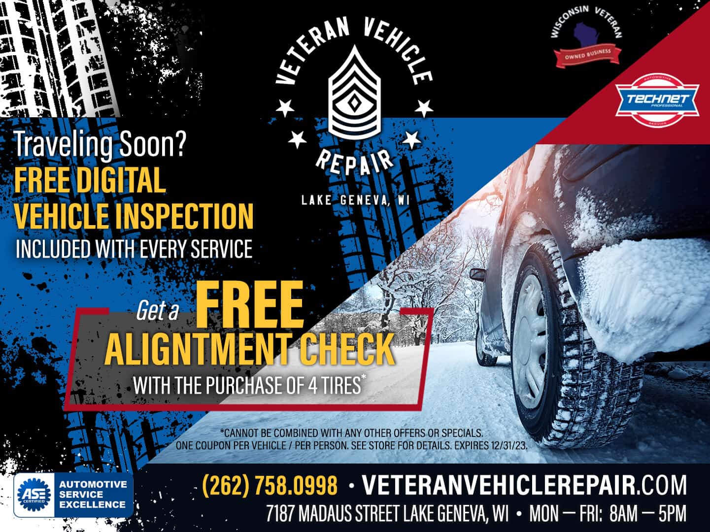 Free Alignment Check with 4 Tires!